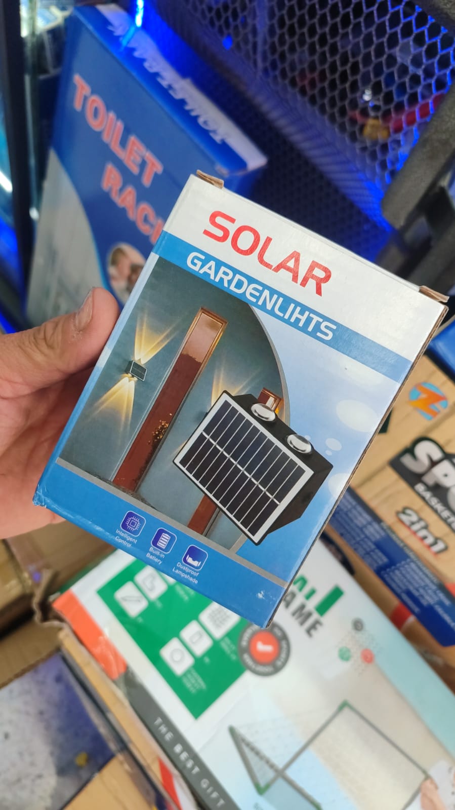 Luces Led Pared Panel Solar